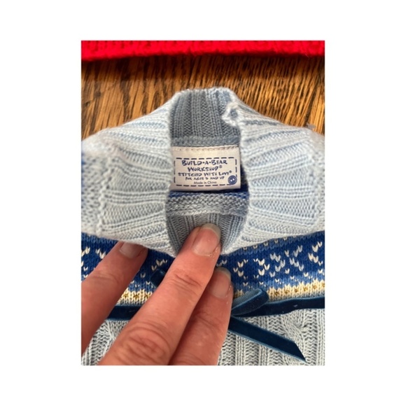 Build-A-Bear Holiday Sweaters Reindeer Fair isle - Picture 4 of 4